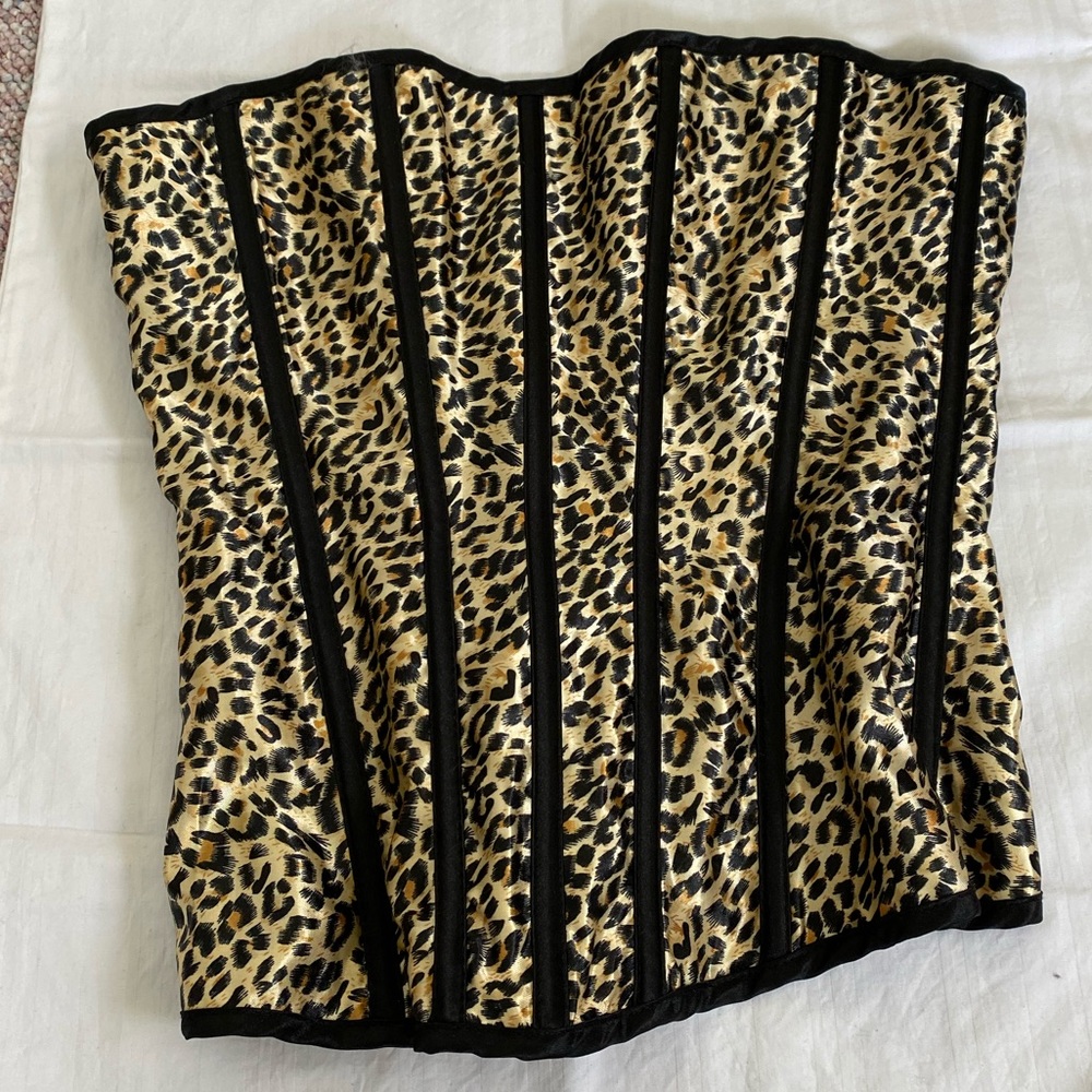 Halloween Leopard corset
